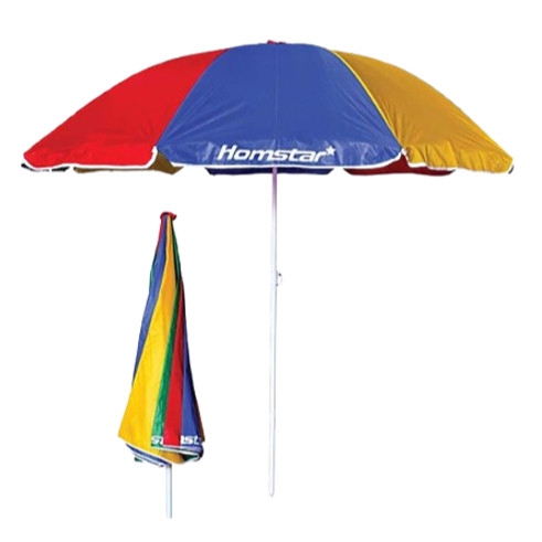 Guarda-chuva de praia colorido portátil de 2 metros