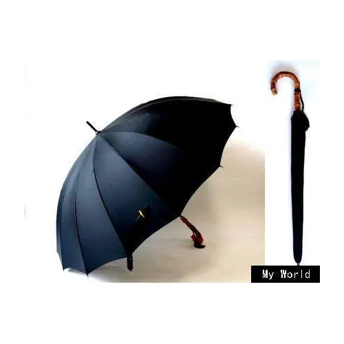 25 polegadas de madeira semi-automática de 25 polegadas guarda-chuva