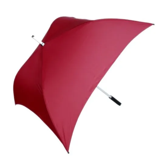 28 polegadas de publicidade manual de golfe fibra de guarda -chuva quadrada