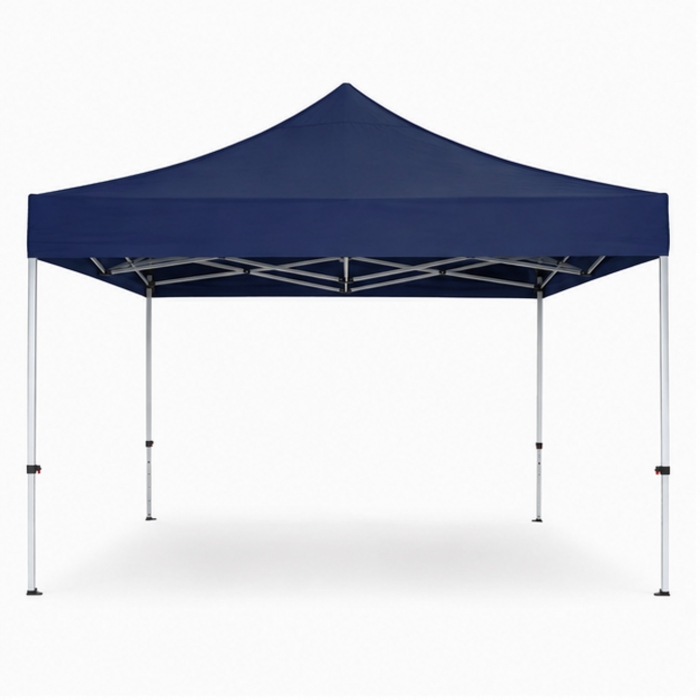 Gazebo pop-up comercial de 3×3m com estrutura de aço dobrável