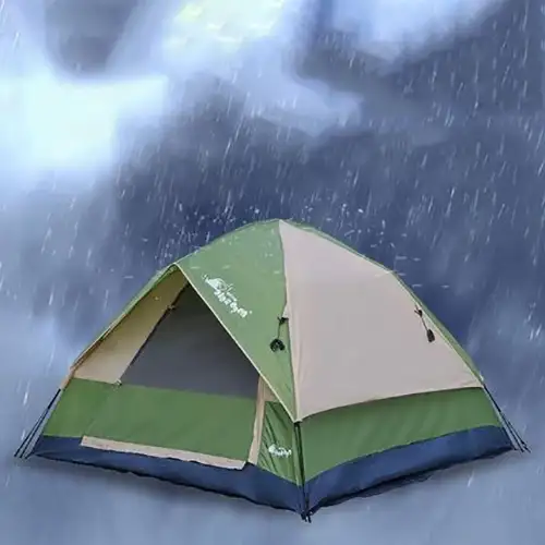Barraca de acampamento automática de um quarto para 3-4 pessoas Barraca de acampamento automática de um quarto para 3-4 pessoas
