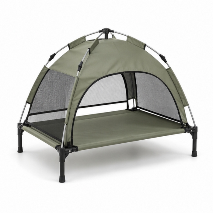 Tenda portátil personalizada para berço para animais de estimação com postes de alumínio