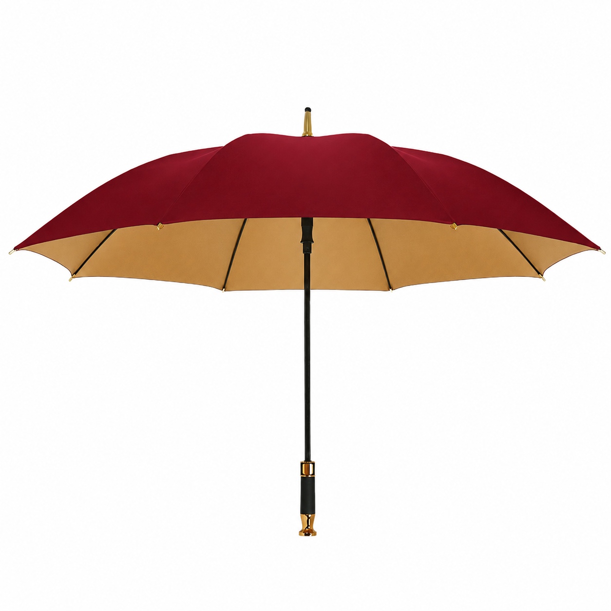 Guarda-chuva de golfe personalizado em dois tons com cobertura de camada única