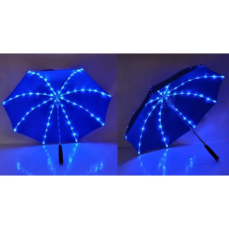 Guarda-chuva infantil com luz LED nas costelas