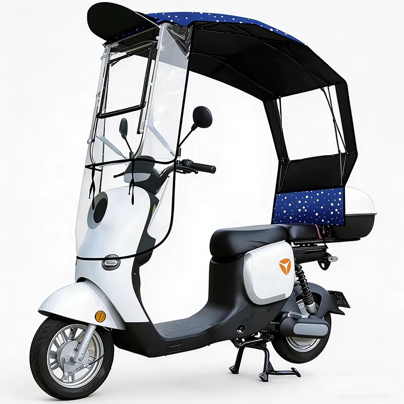Paraguas/cubierta plegable e impermeável para motocicleta