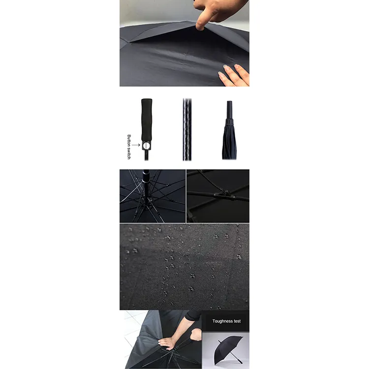 Guarda-chuva de golfe publicitário de duas camadas